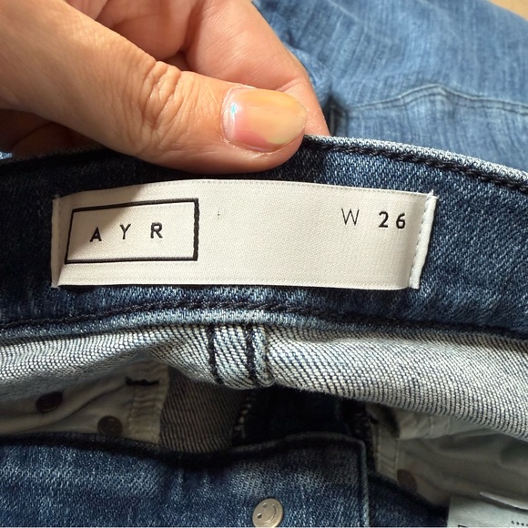 AYR The Pop Straight Ankle Jeans Size 26 - Picture 4 of 5